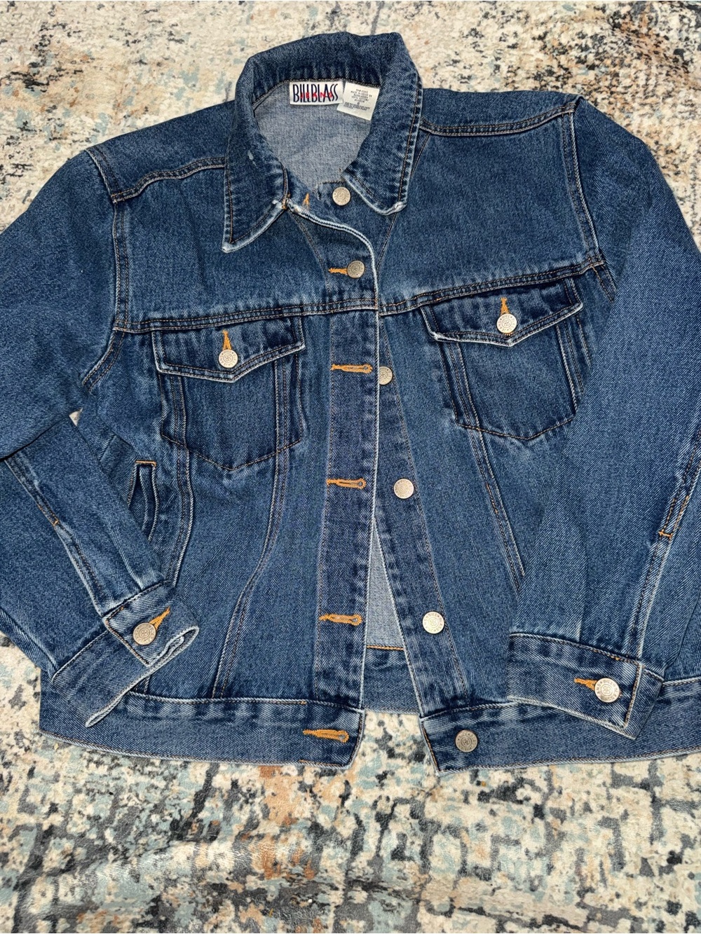bill blass Blue Denim Trucker Jacket